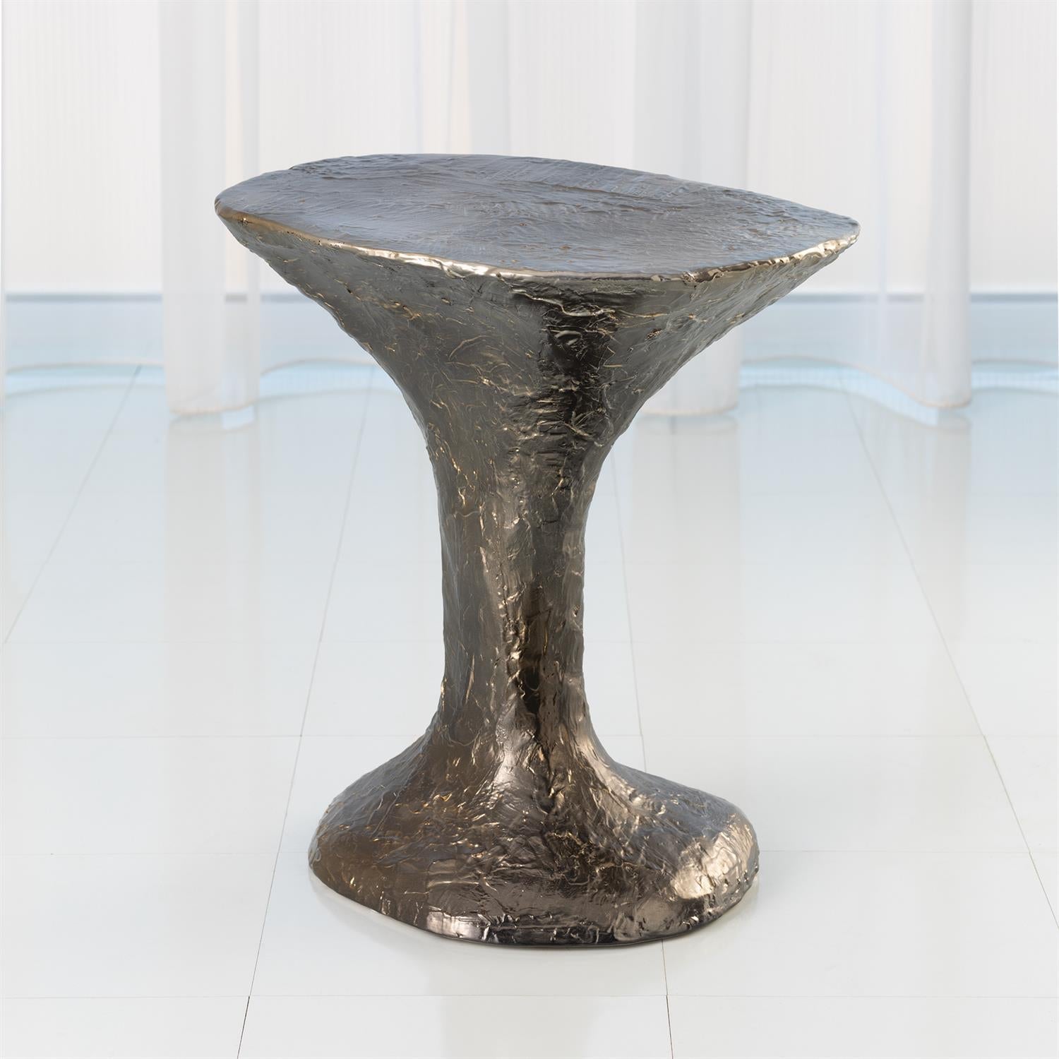 Primitive Accent Table - Reactive Bronze-Global Views-GVSA-7.30154-Side Tables-1-France and Son