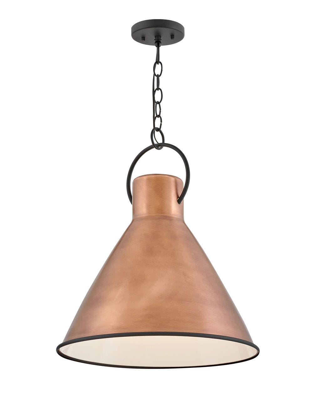 Winnie Medium Pendant-Hinkley Lighting-HINKLEY-3555AP-PendantsAntique Copper with Textured Black accents-2-France and Son