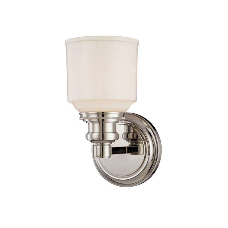 Windham 1 Light Bath Bracket Satin Nickel-Hudson Valley-HVL-3401-SN-Bathroom Lighting-1-France and Son