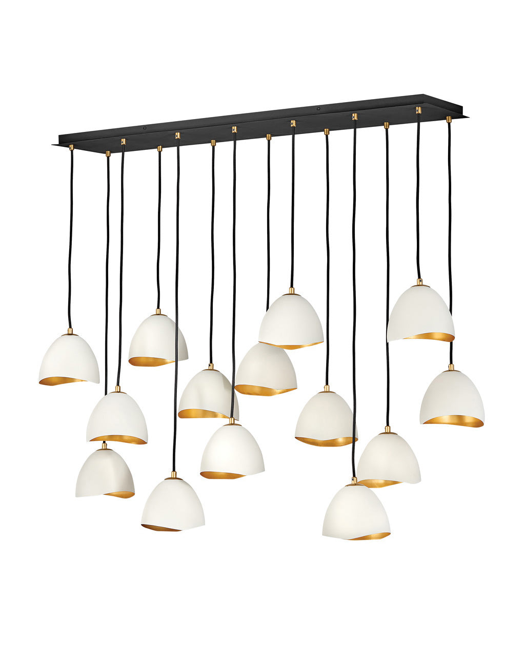 Nula Fourteen Light Linear-Hinkley Lighting-HINKLEY-35909SHW-ChandeliersShell White-2-France and Son