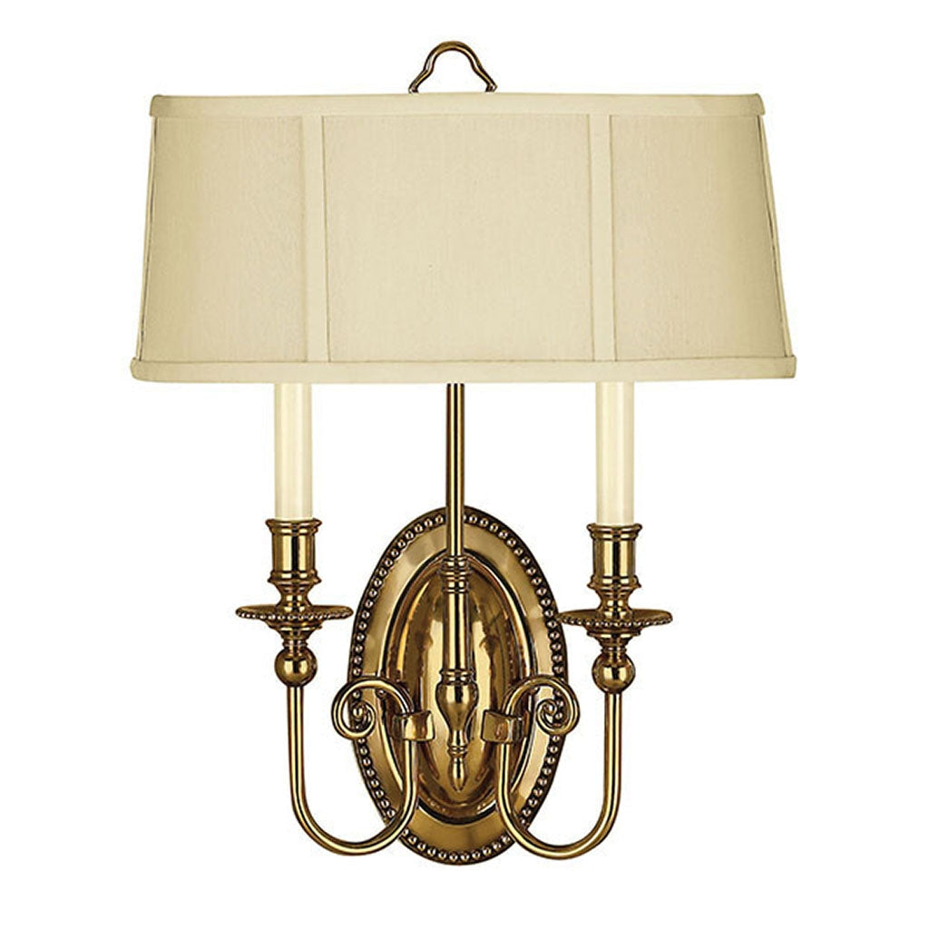 Sconce Cambridge - Two Light Sconce-Hinkley Lighting-HINKLEY-3610BB-Wall Lighting-1-France and Son