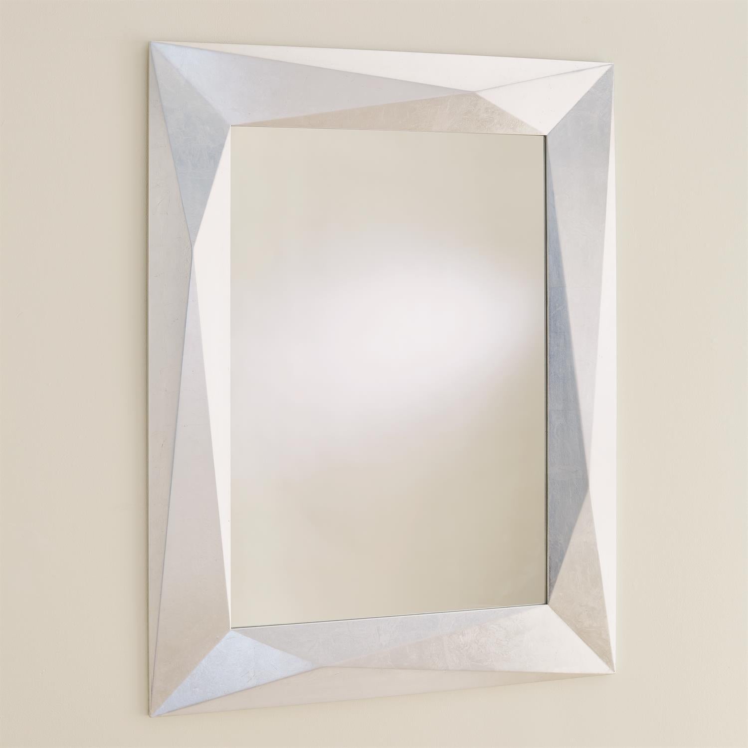 Angular Mirror-Global Views-GVSA-3.31539-MirrorsSilver Leaf-2-France and Son