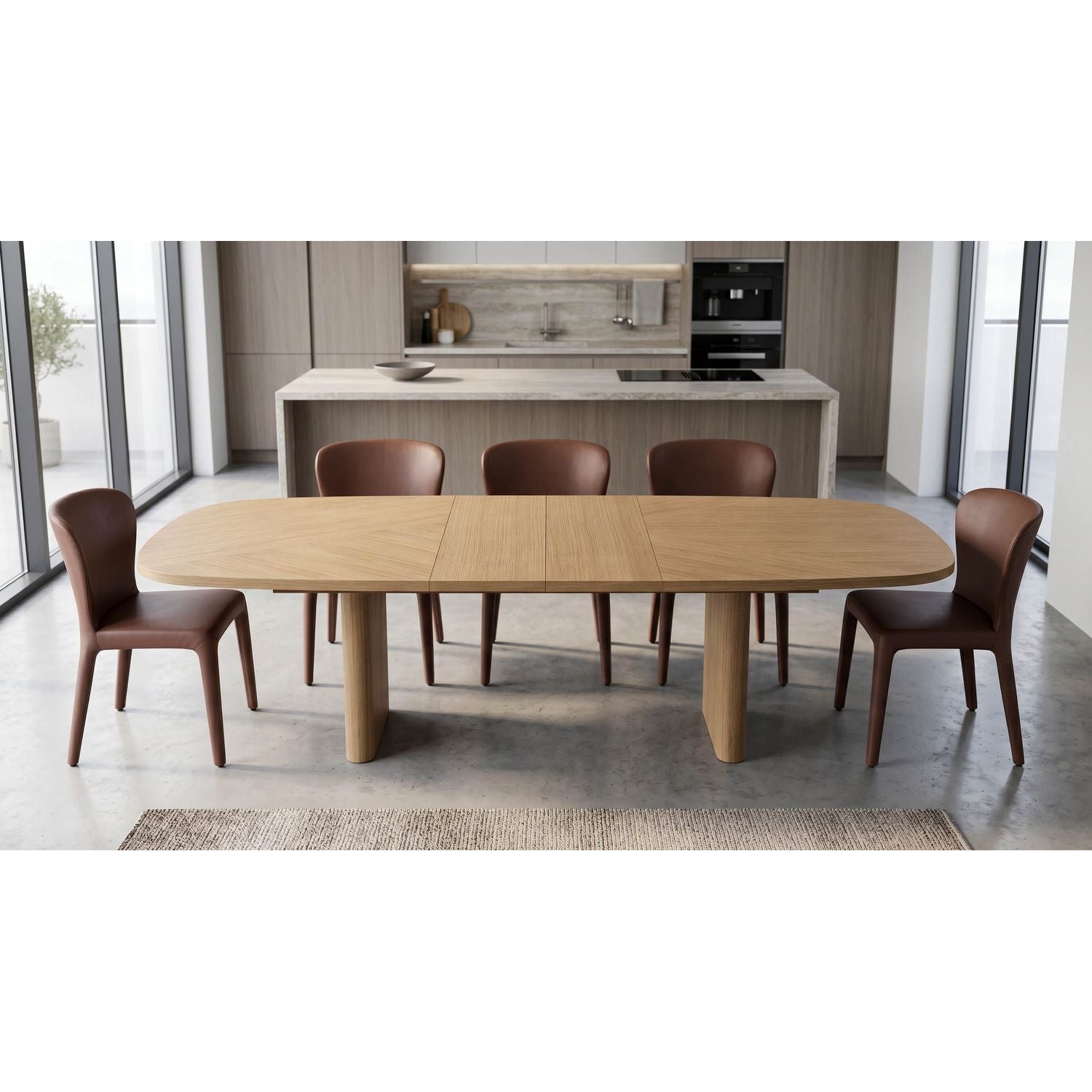 Paris Oval Extension Dining Table