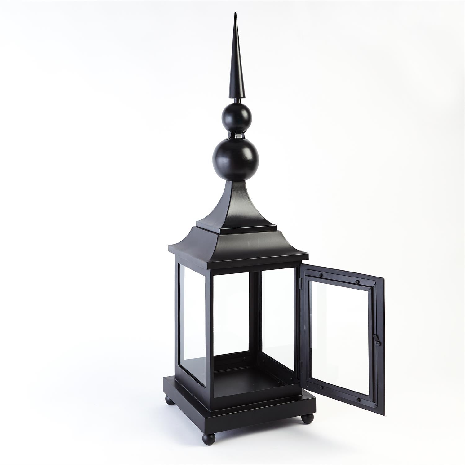 Iron Maison Lantern-Global Views-GVSA-9.90683-Outdoor Post Lanterns-3-France and Son