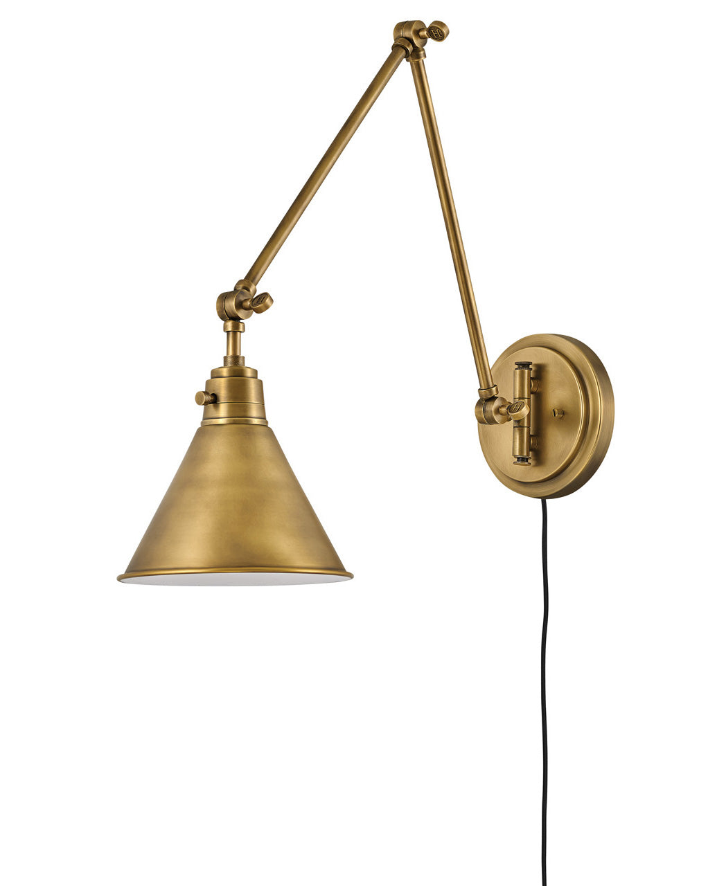 Sconce Arti - Medium Single Light Sconce-Hinkley Lighting-HINKLEY-3692HB-Wall SconcesHeritage Brass-3-France and Son