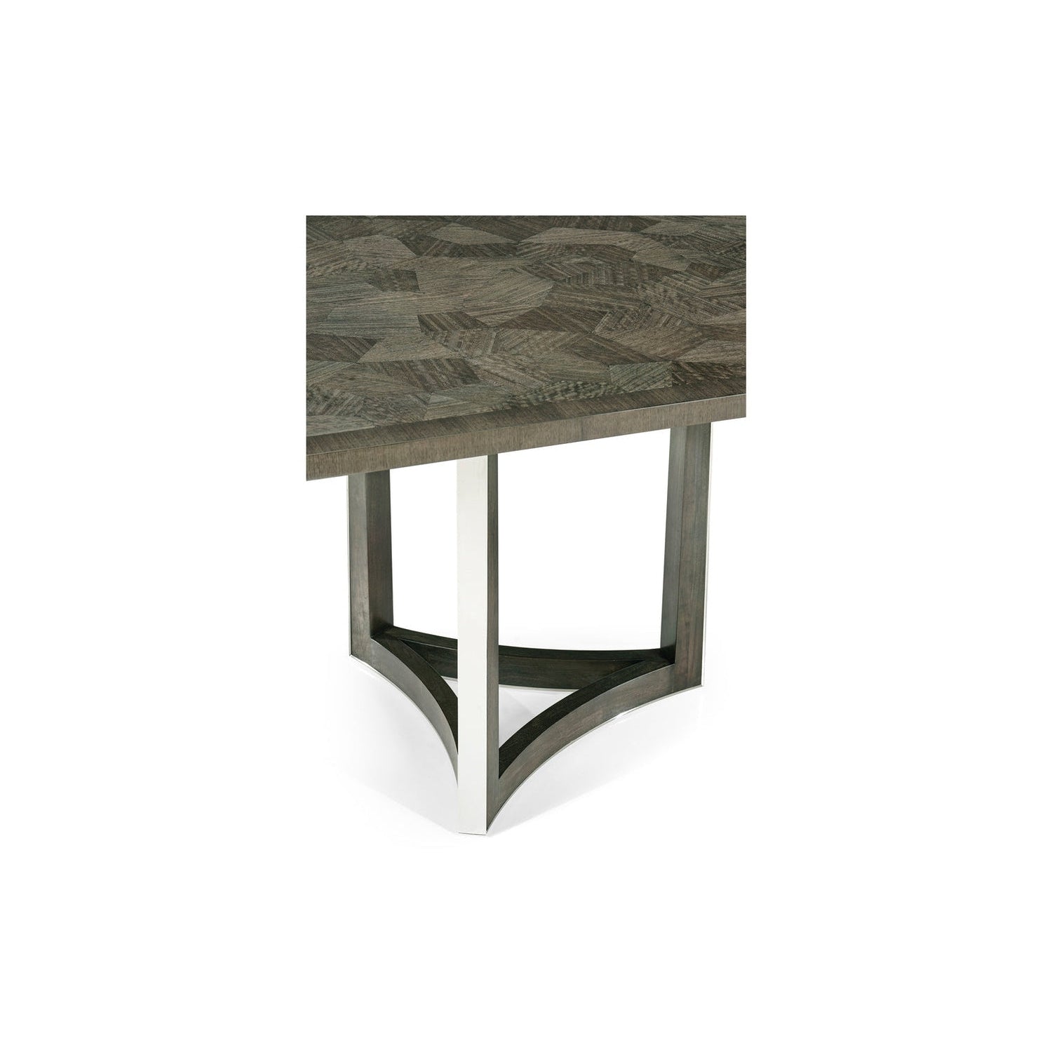 Gatsby Contemporary Grey Dining Table-Jonathan Charles-JCHARLES-500261-108L-EGN-Dining Tables108"-7-France and Son