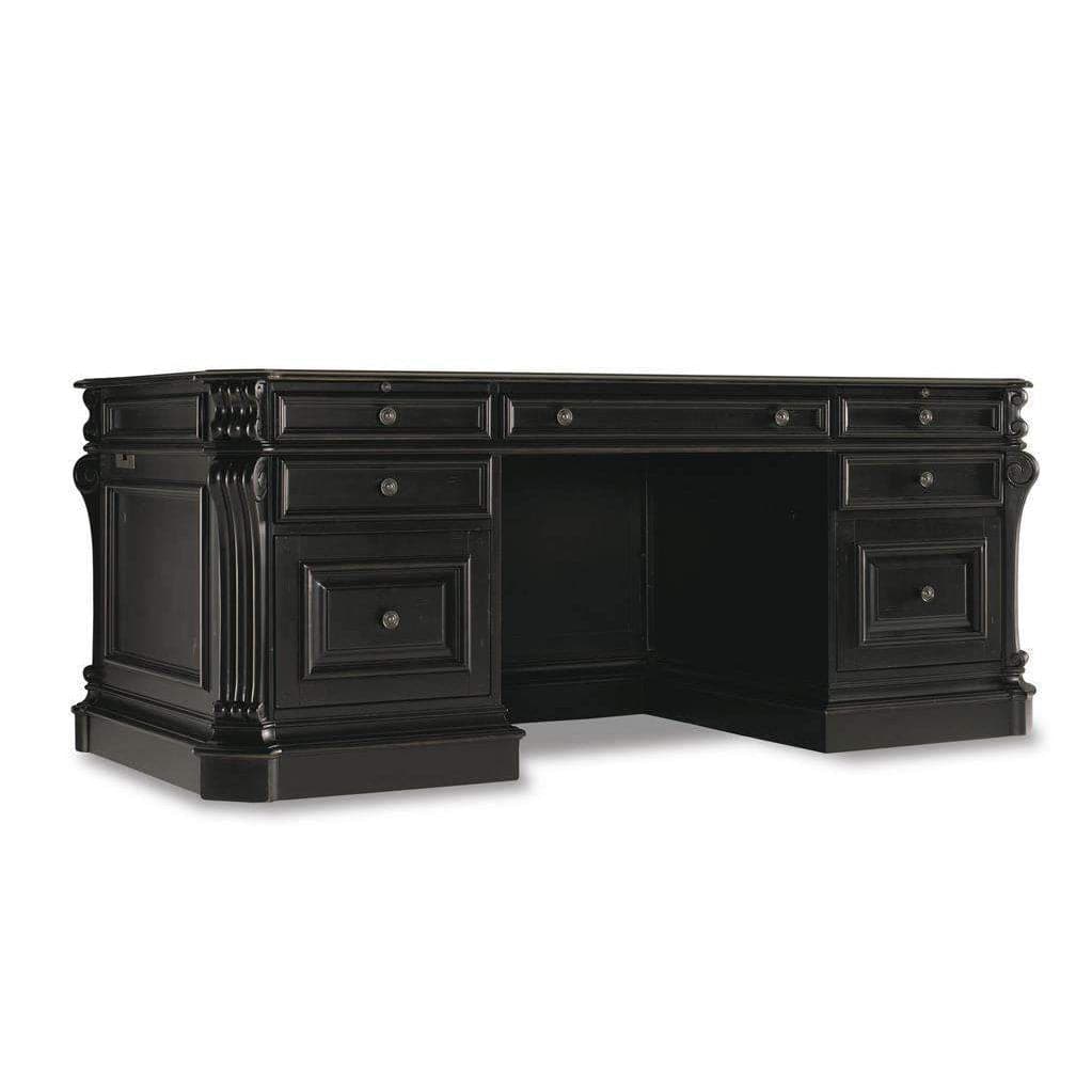 Telluride 76'' Executive Desk w/Leather Panels-Hooker-HOOKER-370-10-363-Desks-1-France and Son