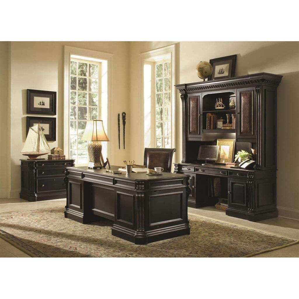 Telluride 76'' Executive Desk w/Wood Panels-Hooker-HOOKER-370-10-563-Desks-1-France and Son