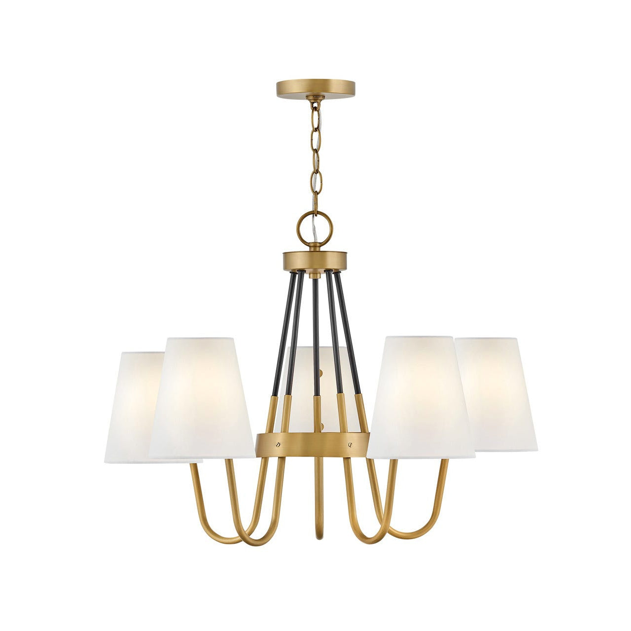 Chandelier Aston - Medium Single Tier-Hinkley Lighting-HINKLEY-37385HB-Chandeliers-1-France and Son