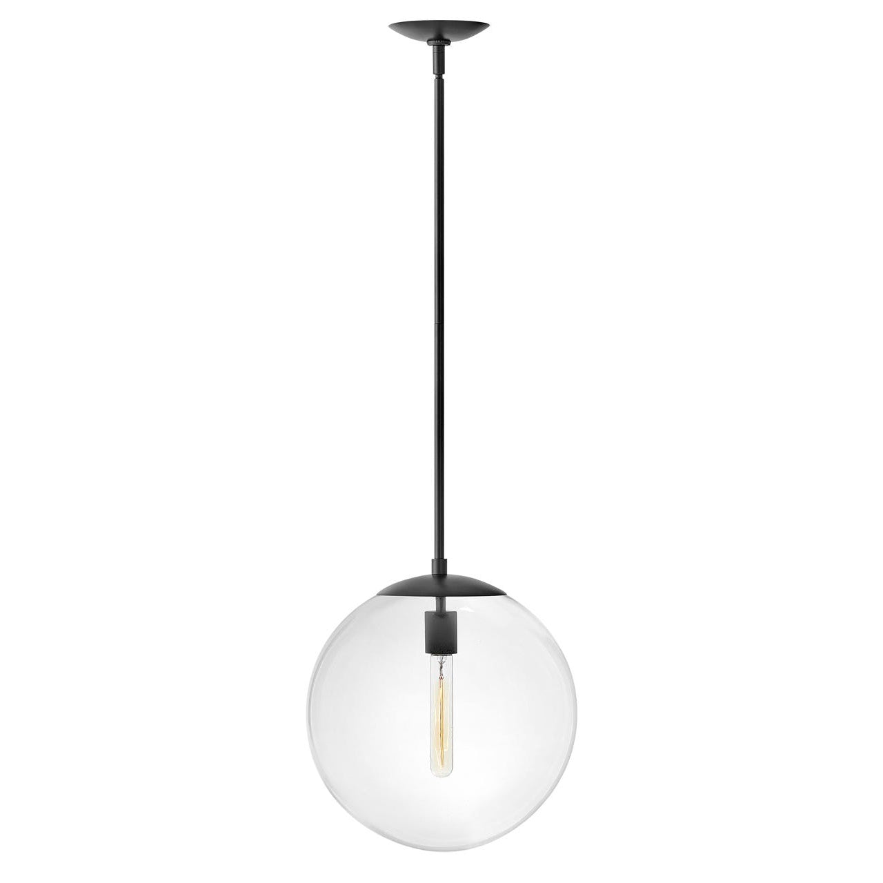 Chandelier Warby Medium Orb Pendant-Hinkley Lighting-HINKLEY-3744BK-Outdoor PendantsBlack-1-France and Son