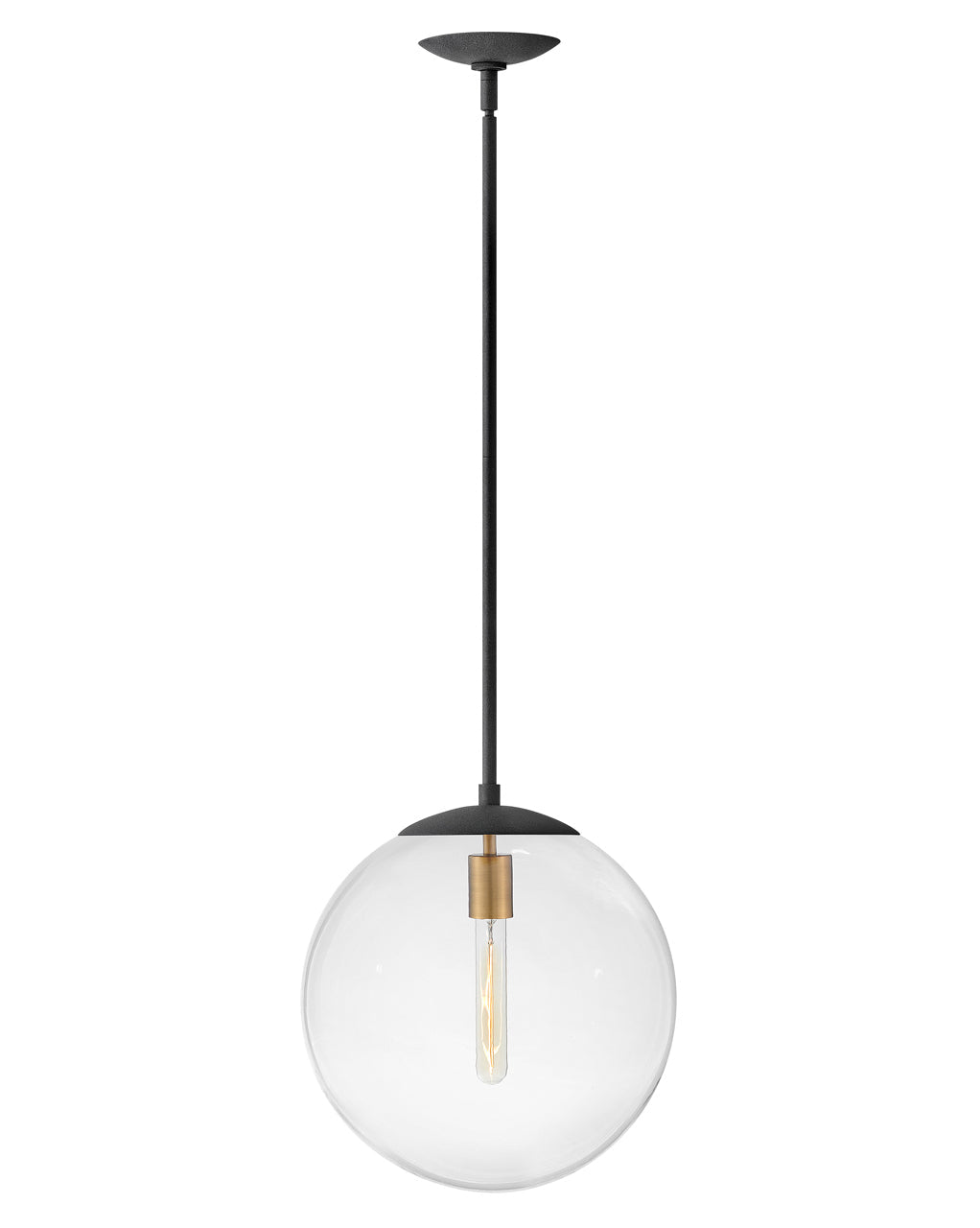 Chandelier Warby Medium Orb Pendant-Hinkley Lighting-HINKLEY-3744DZ-Outdoor PendantsAged Zinc-3-France and Son