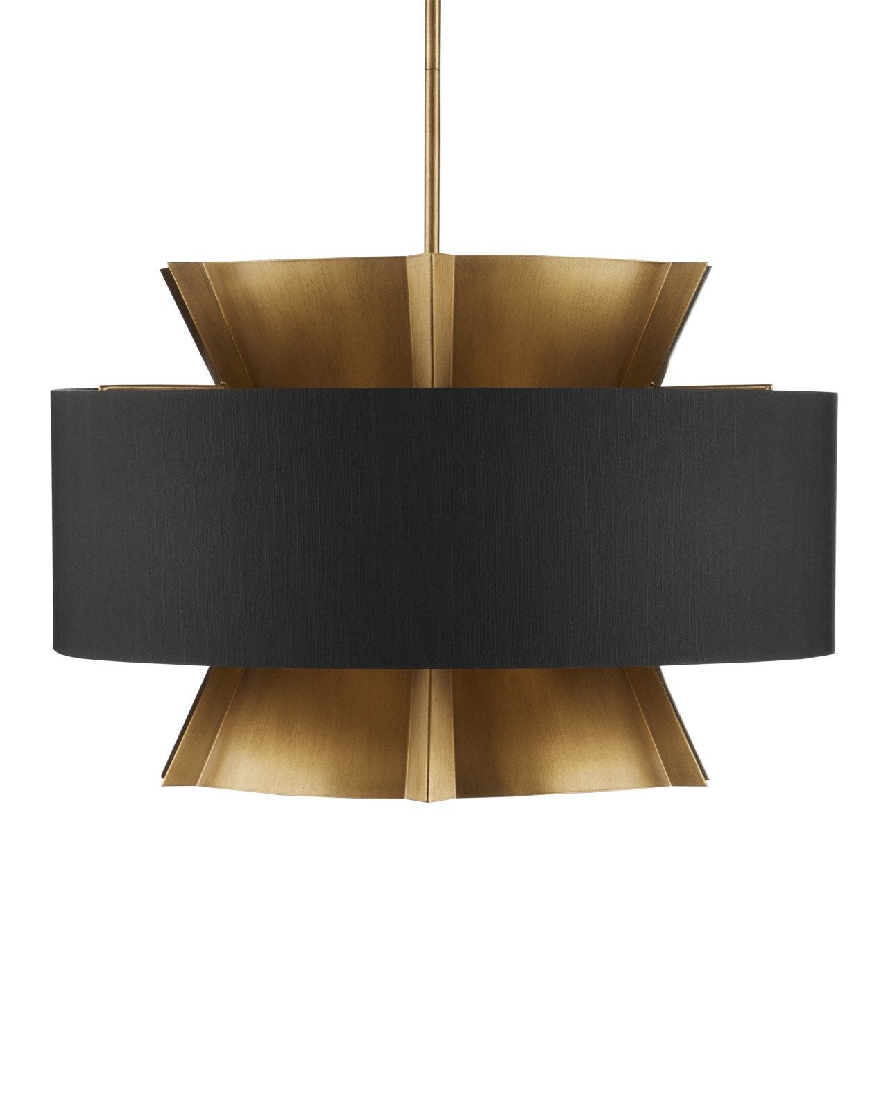 Oxenwood Brass & Black Chandelier