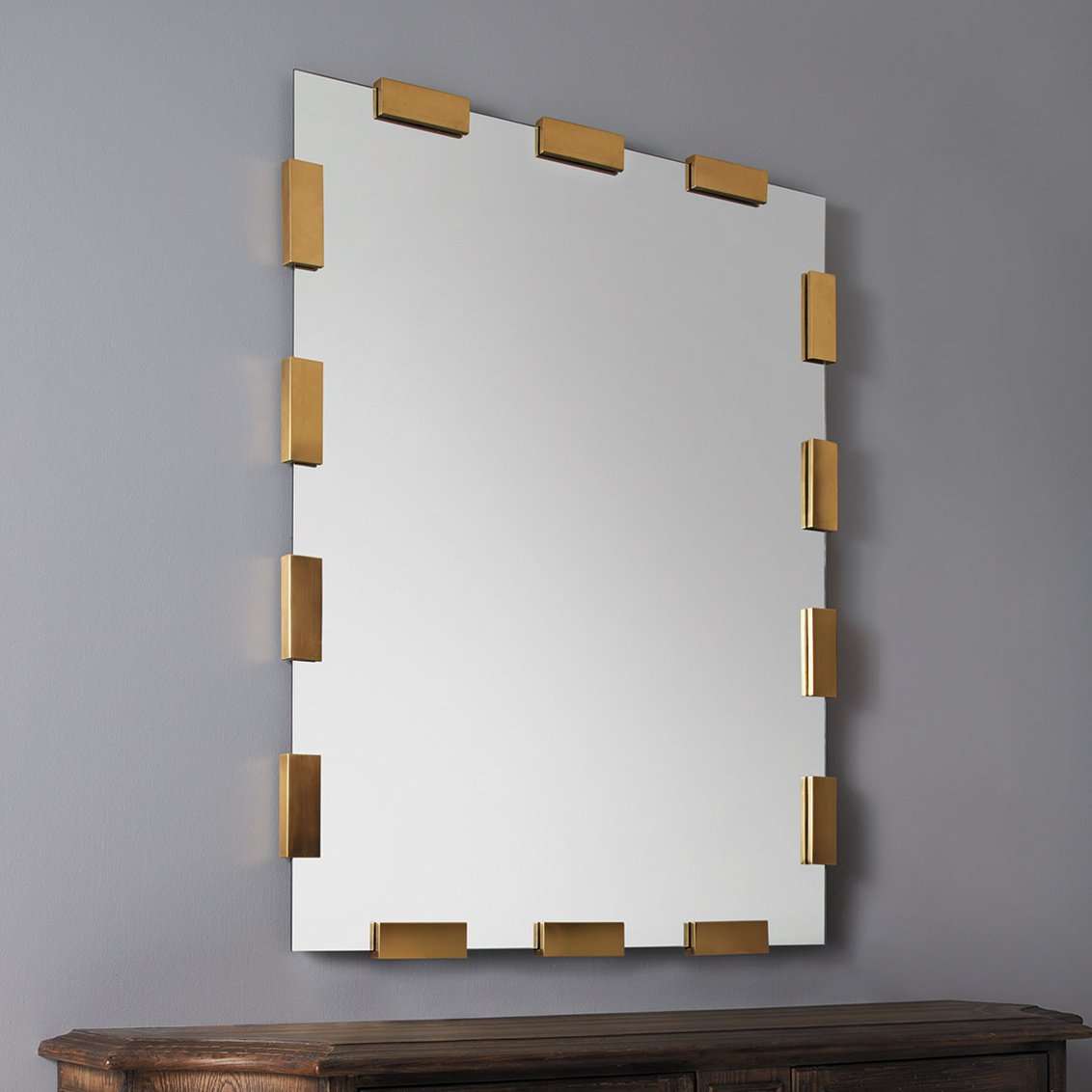 Rectangular Aplique Mirror-Modern History-MODERN-MHX-06-Mirrors-1-France and Son