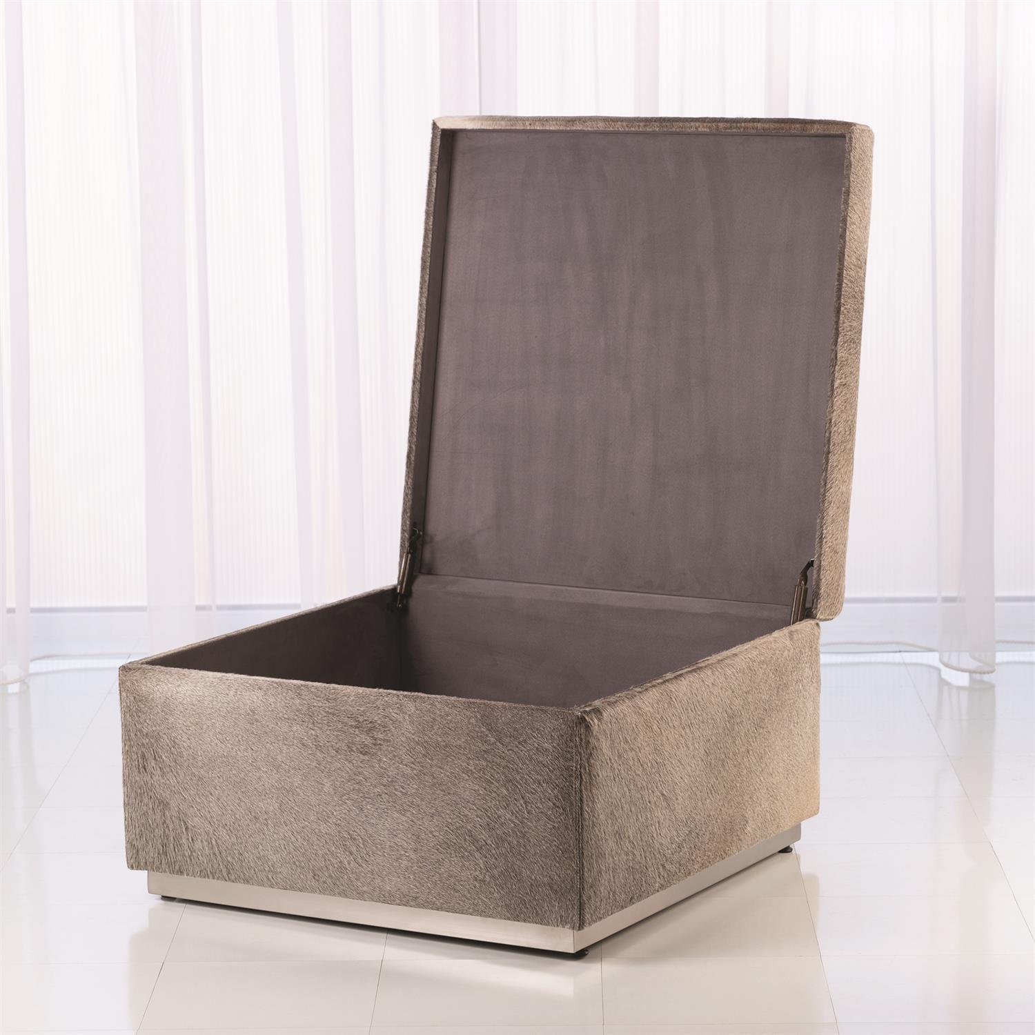 Metro Square Storage Ottoman-Grey Hair-o-Global Views-GVSA-7.91048-Stools & Ottomans-3-France and Son