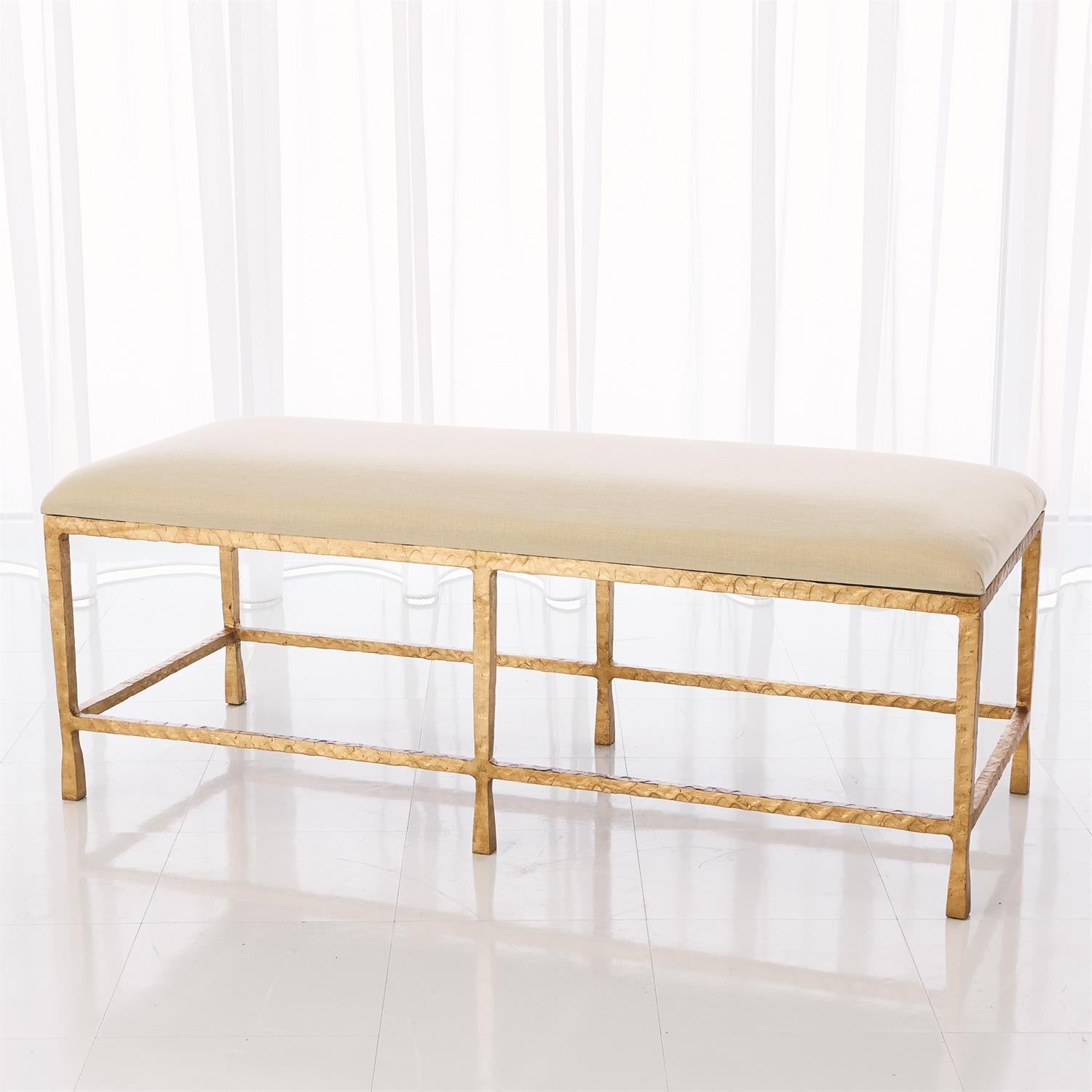 Quad Pod Bench-Global Views-GVSA-7.80429-BenchesGold Leaf-2-France and Son