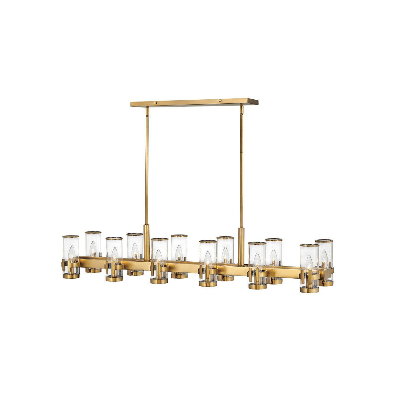 Reeve Twelve Light Linear-Hinkley Lighting-HINKLEY-38108HB-Chandeliers-1-France and Son