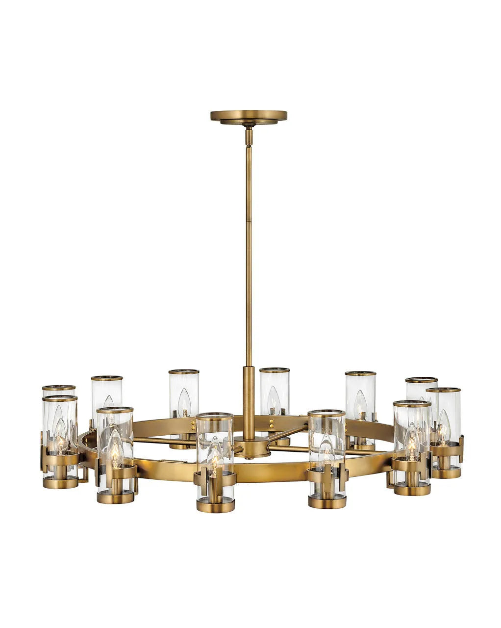 Reeve Large Single Tier-Hinkley Lighting-HINKLEY-38109HB-ChandeliersHeritage Brass-2-France and Son