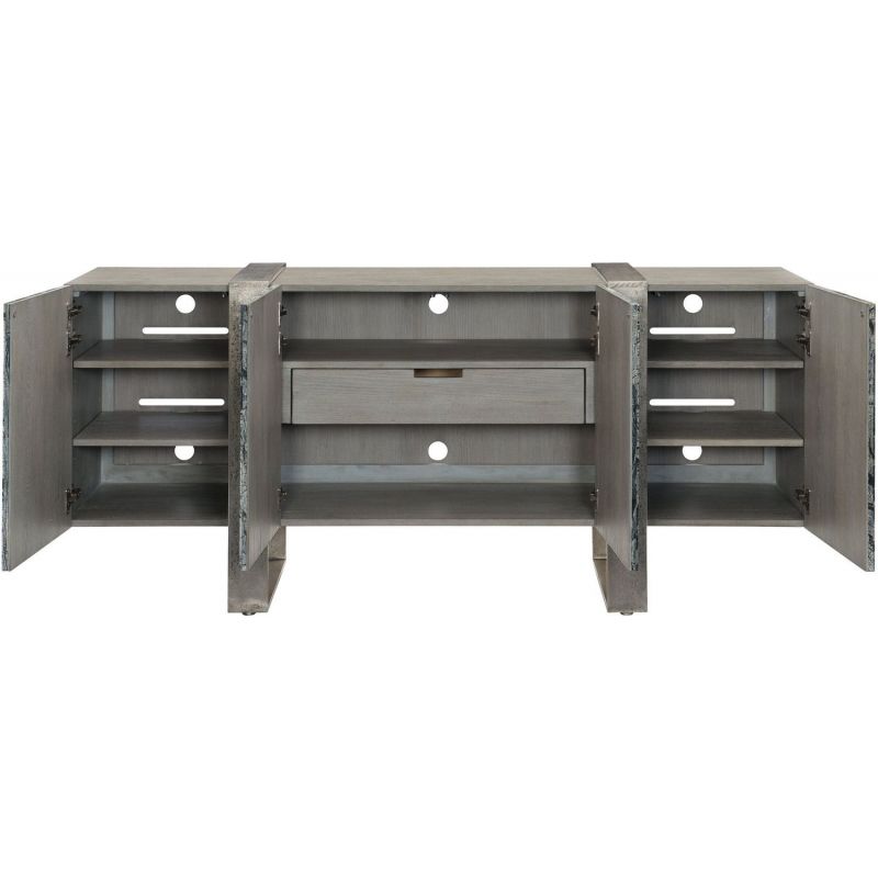 Bernhardt Furniture Linea Entertainment Sideboard Black Marble-Bernhardt-BHDT-384875G-Media Storage / TV Stands-4-France and Son