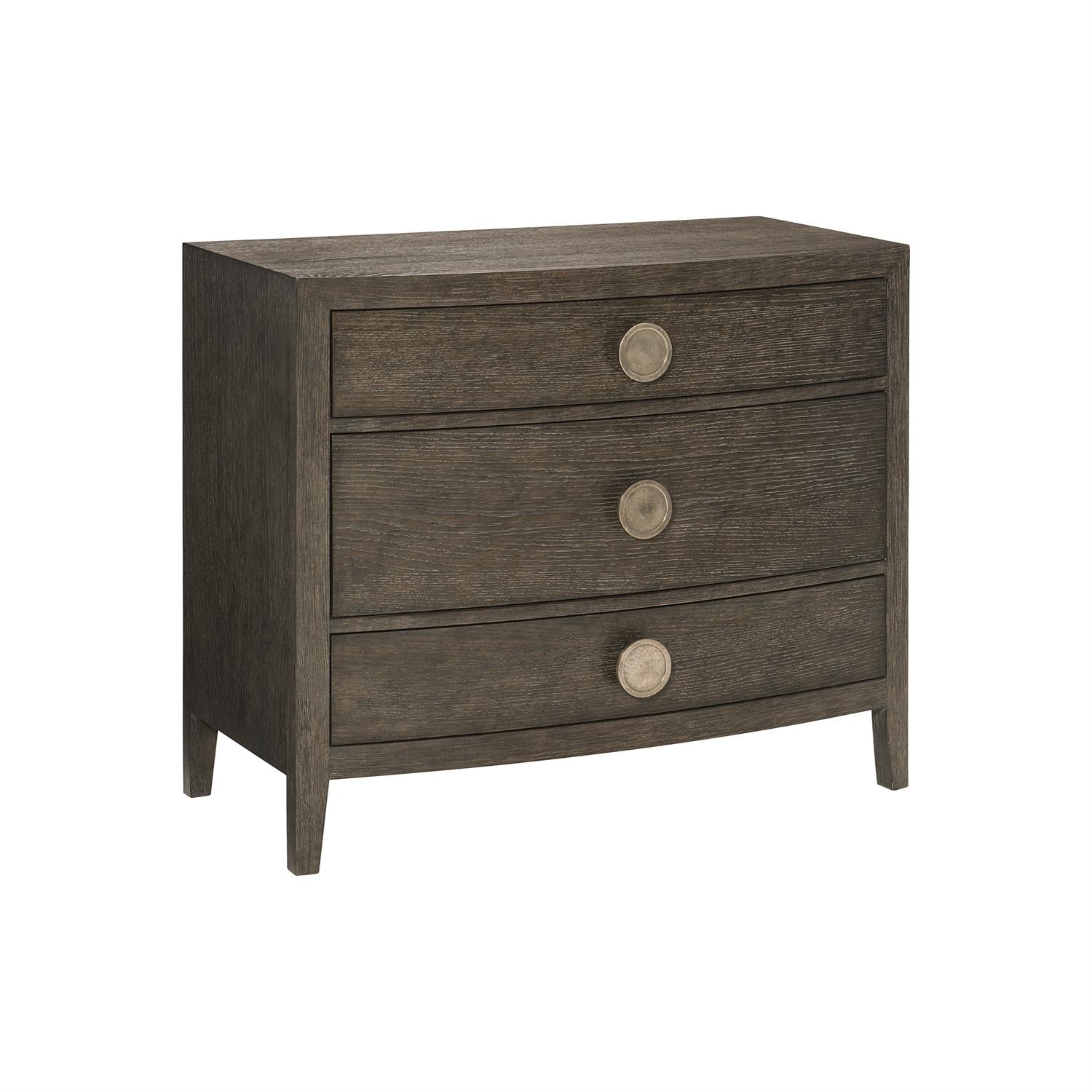 Linea Nightstand - 38"-Bernhardt-BHDT-384230G-NightstandsLinea cerused greige-4-France and Son