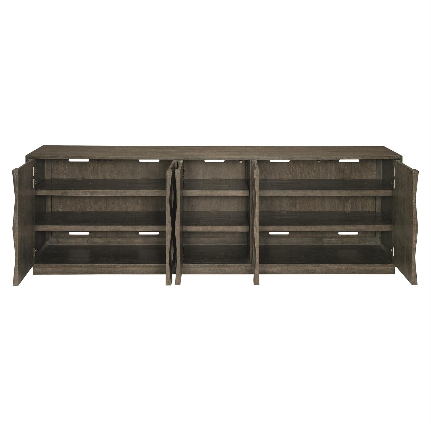 Linea Entertainment Credenza-Bernhardt-BHDT-384870B-Media Storage / TV Stands-3-France and Son