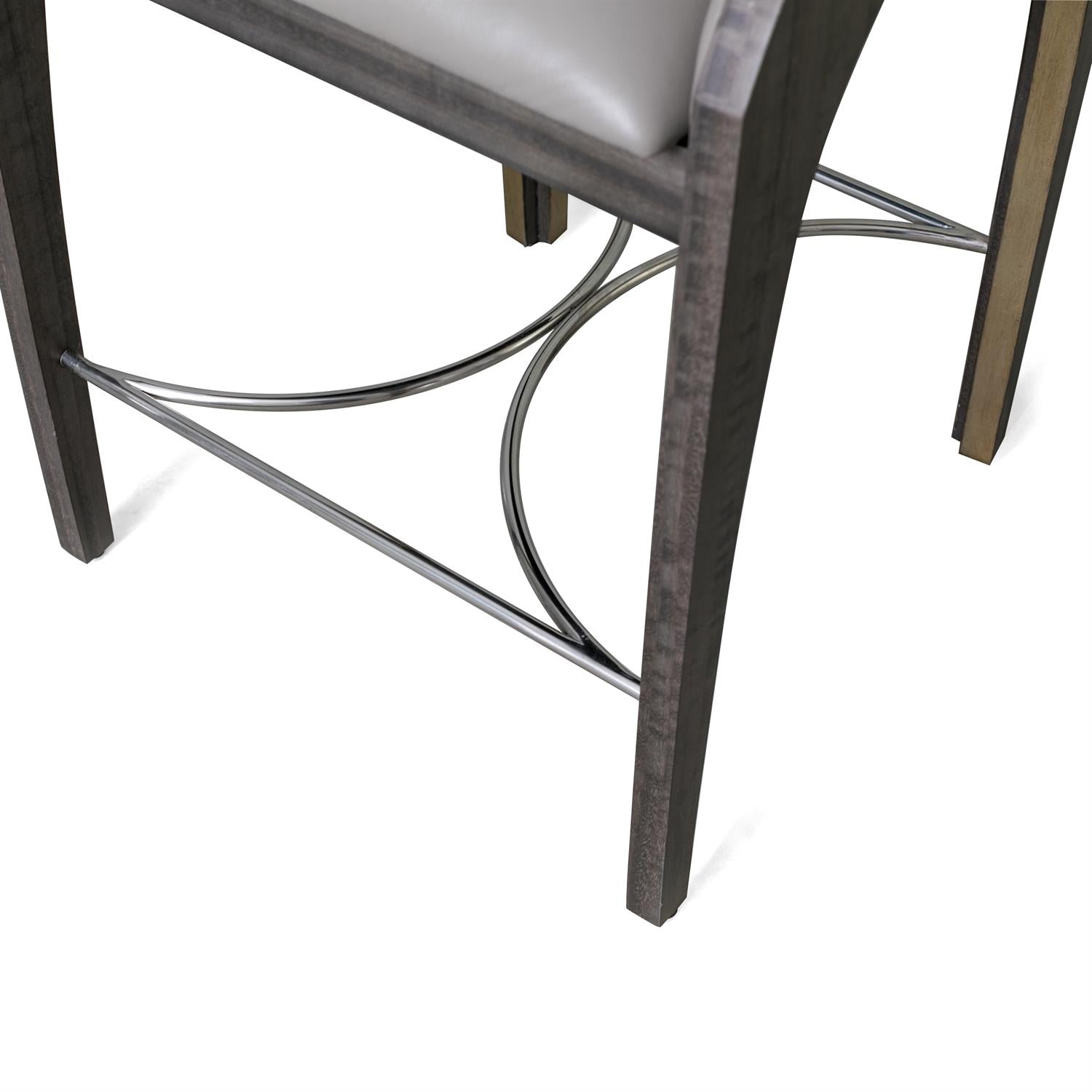 Arches Counter Stool-Global Views-GVSA-DJ2.20002-Stools & OttomansGrey Leather-7-France and Son