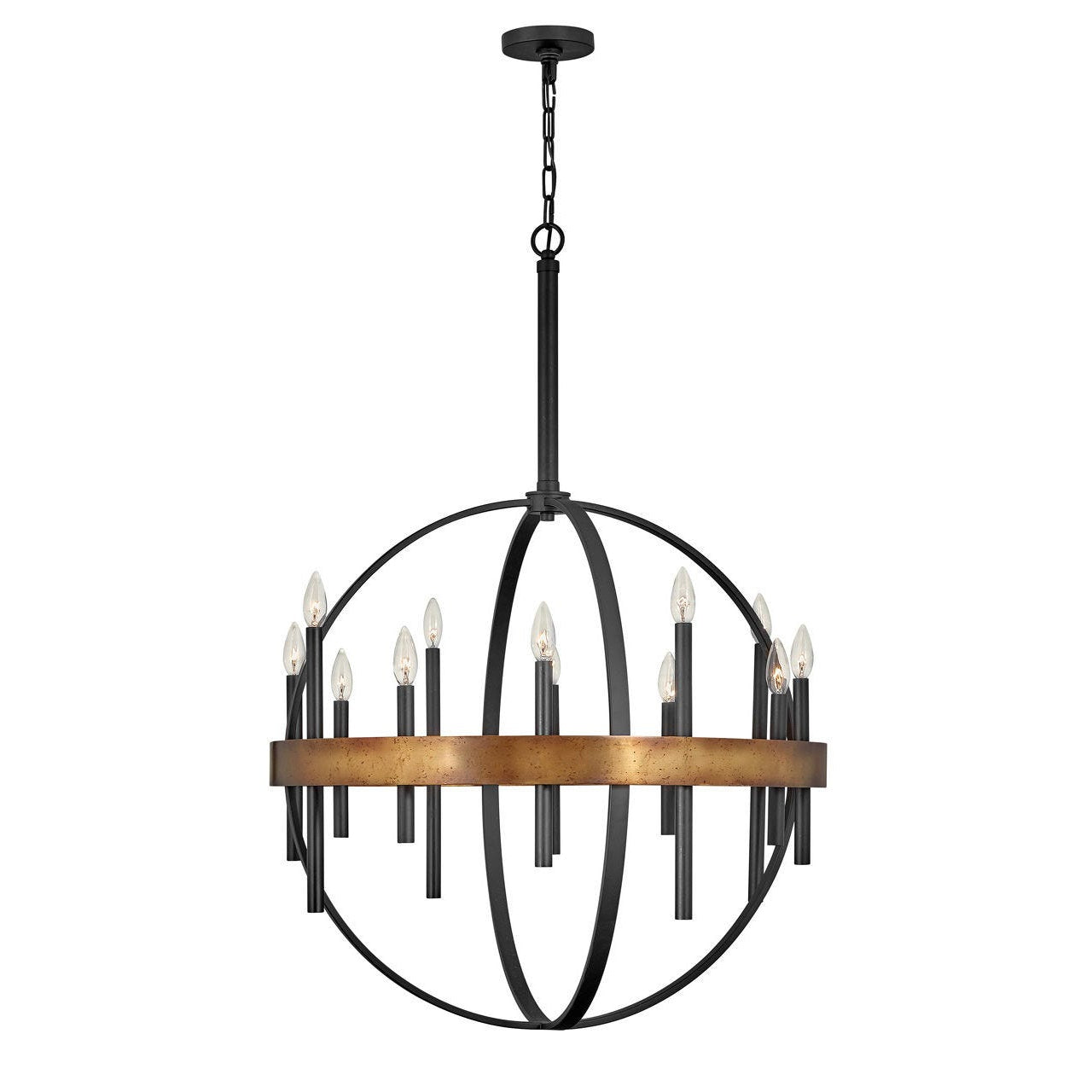 Wells Large Orb-Hinkley Lighting-HINKLEY-3867WA-Chandeliers-1-France and Son