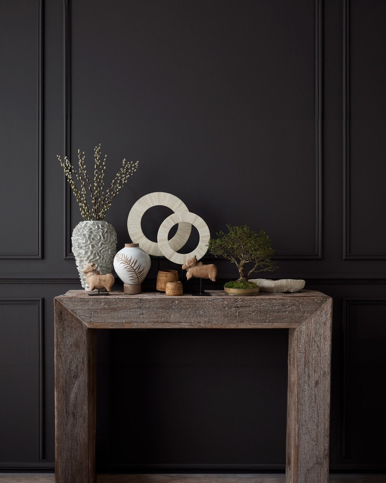 Kanor Whitewash Console Table