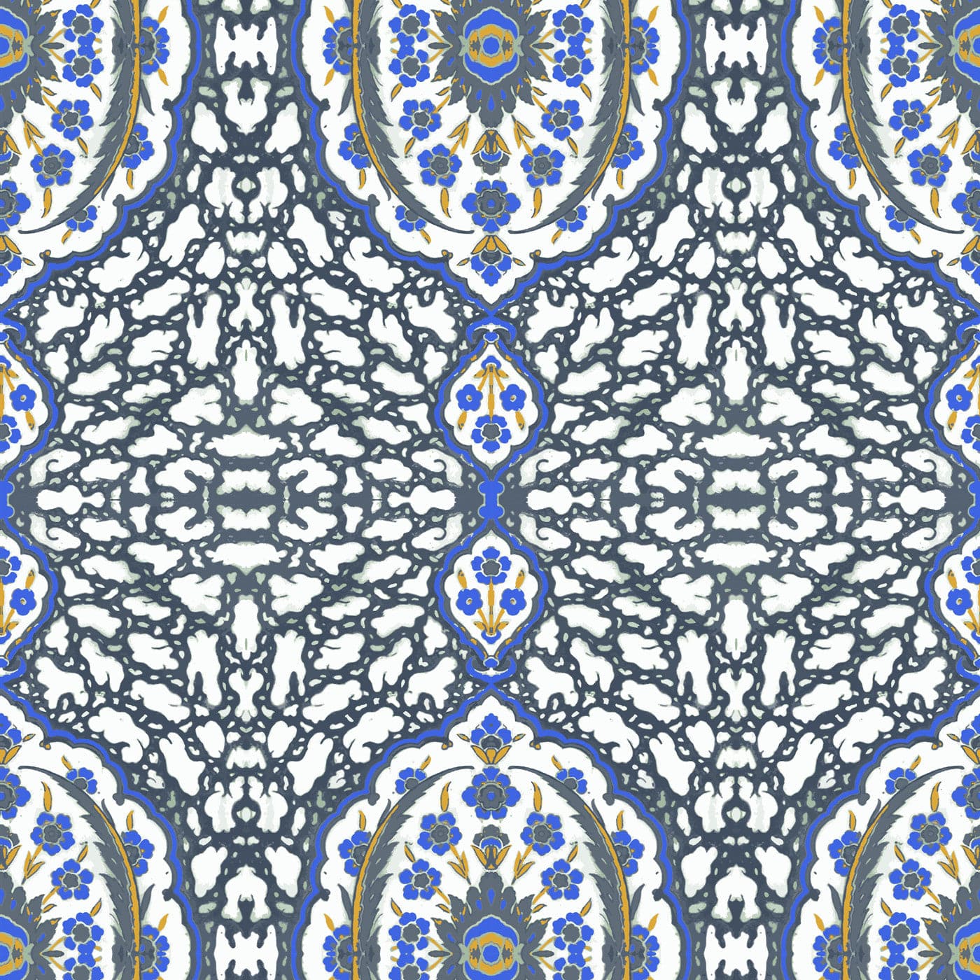 Ottoman Jewel Wallpaper-Mitchell Black-MITCHB-WC380-4-PM-10-Wall DecorPatterns Royal-Premium Matte Paper-11-France and Son