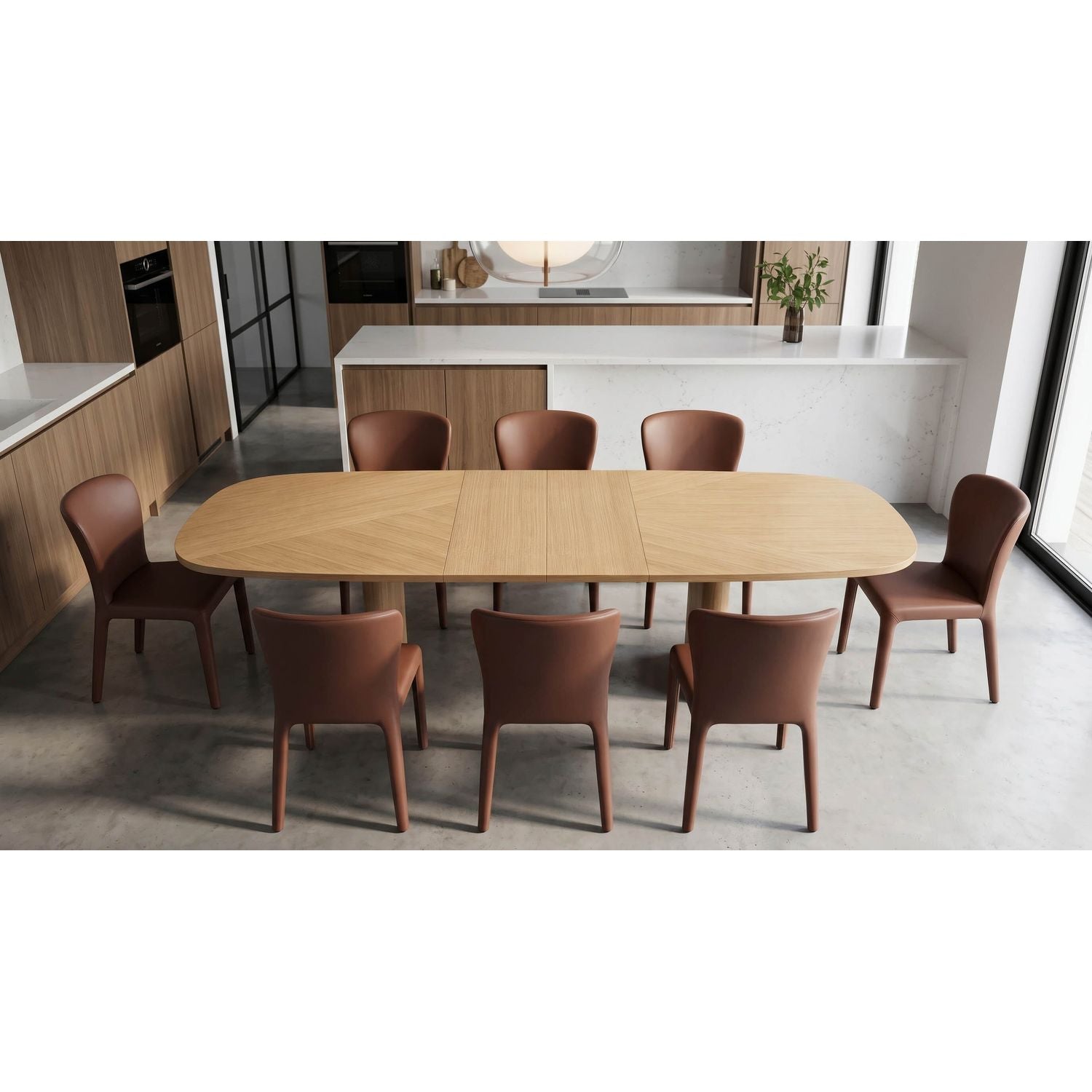 Paris Oval Extension Dining Table