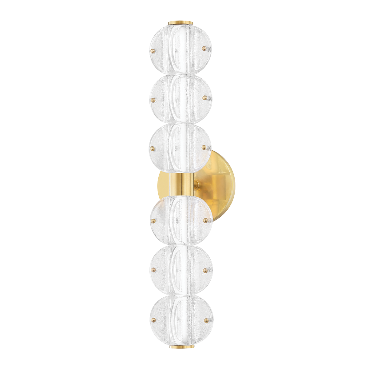 Lindley 6 Light Bath Bracket-Hudson Valley-HVL-1906-AGB-Wall LightingAged Brass-1-France and Son