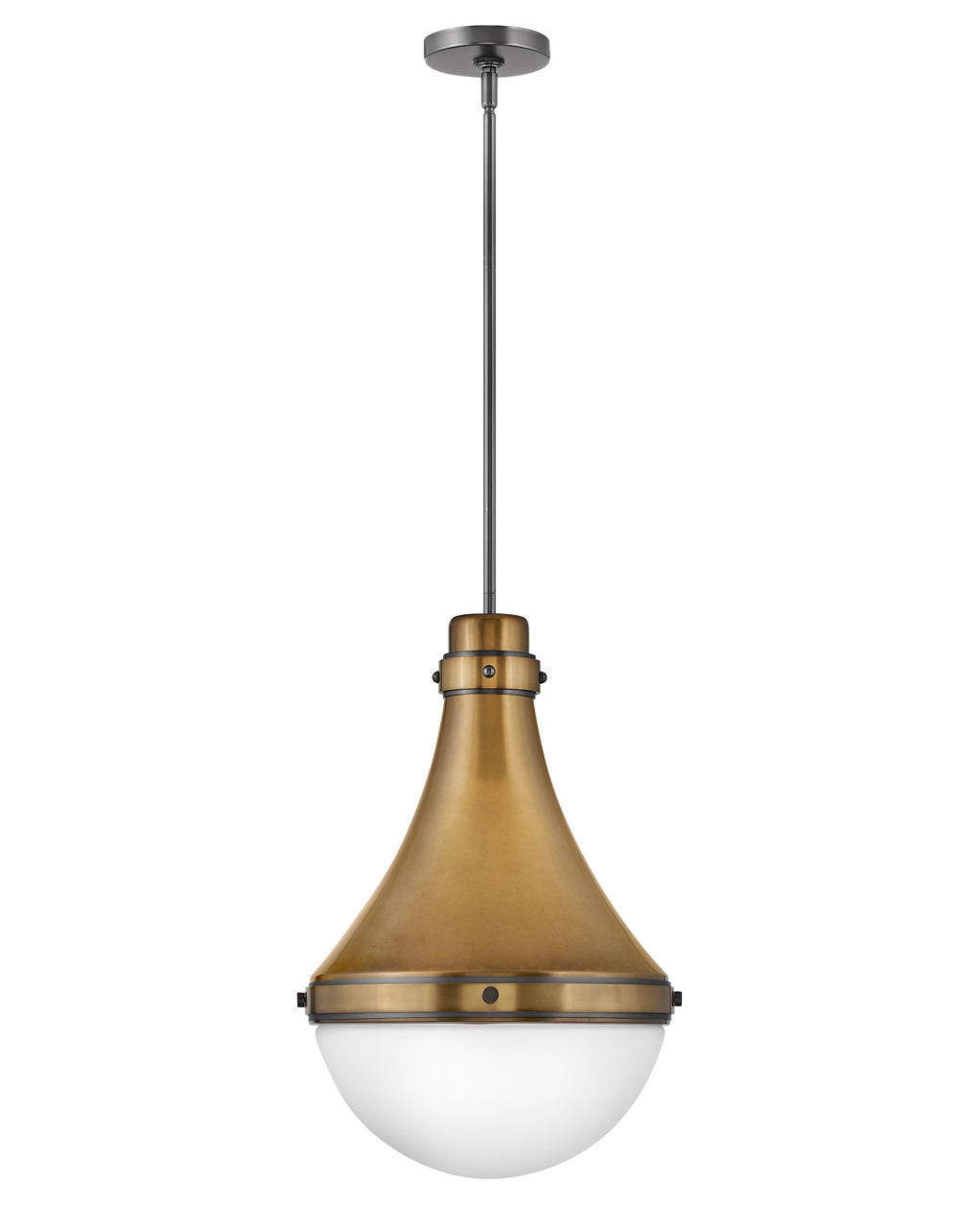 Oliver Medium Pendant-Hinkley Lighting-HINKLEY-39054HB-PendantsHeritage Brass-2-France and Son