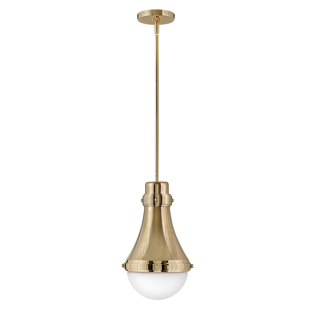 Oliver Small Pendant-Hinkley Lighting-HINKLEY-39057BBR-PendantsBright Brass-1-France and Son