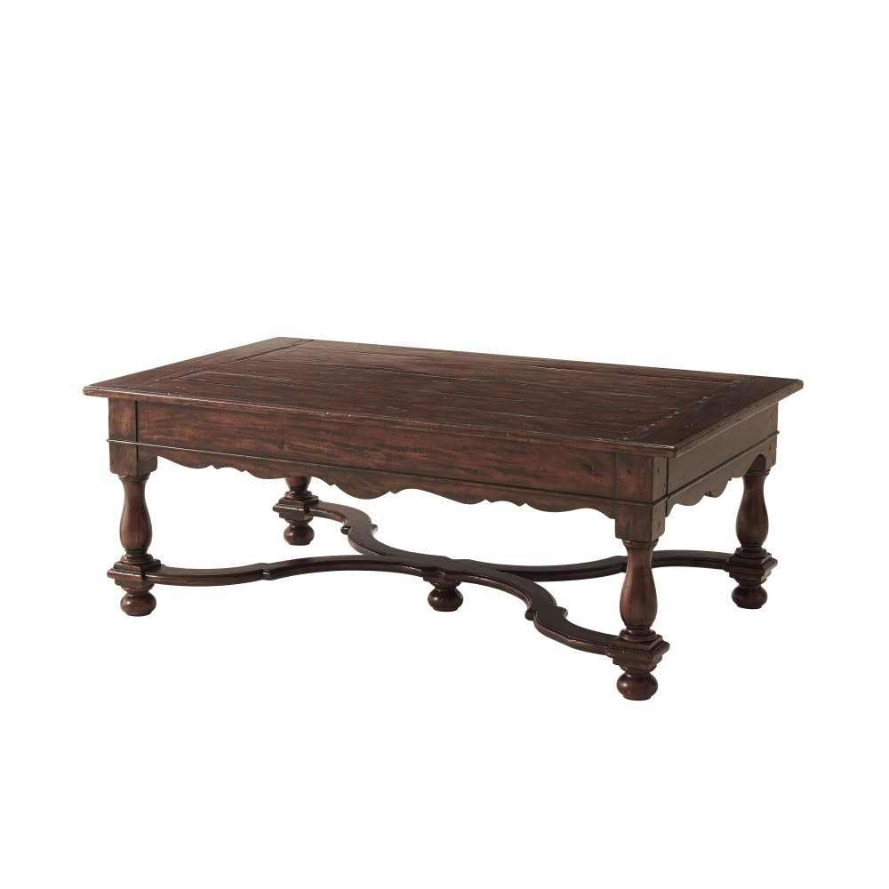 The Antiqued Cocktail Table-Theodore Alexander-THEO-CB51002-Coffee Tables-1-France and Son