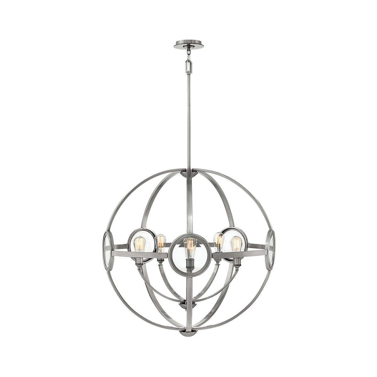 Fulham Chandelier Ceiling Light-Hinkley Lighting-HINKLEY-3926KZ-Chandeliers4 Light-Rectangle-Buckeye Bronze-6-France and Son