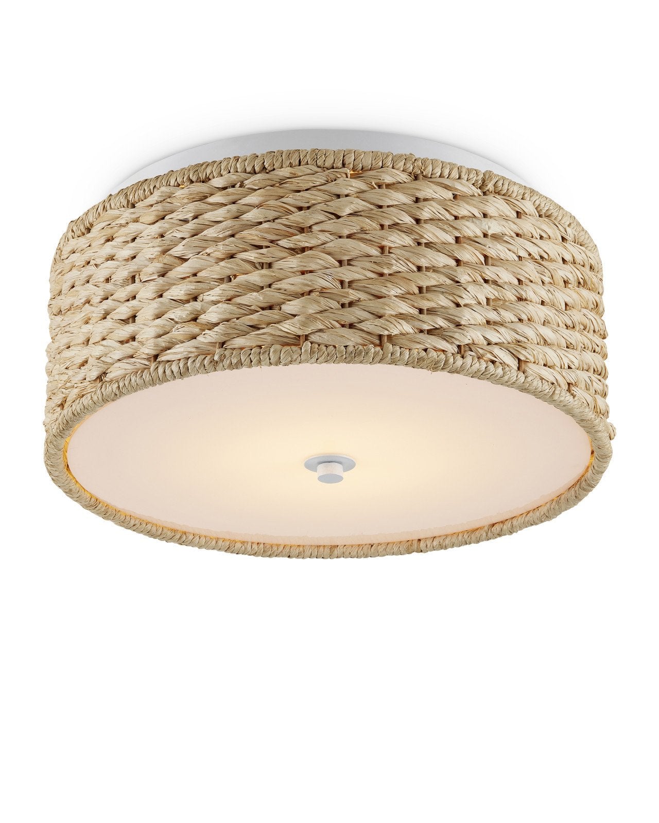 Colchester Raffia Flush Mount