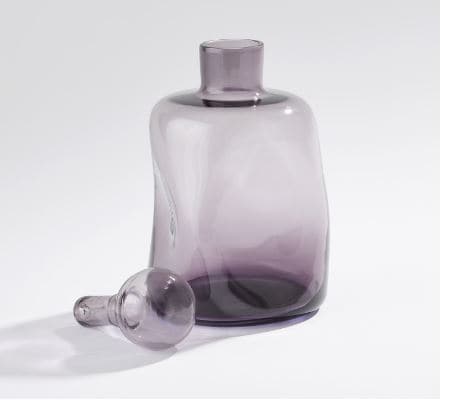 Pinched Decanter-Short-Global Views-GVSA-7.30179-Bar DecorGrey-6-France and Son