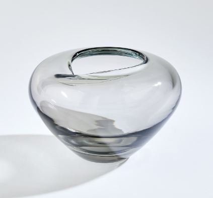 Undulating Vase-Global Views-GVSA-6.60635-VasesGrey-Small-12-France and Son