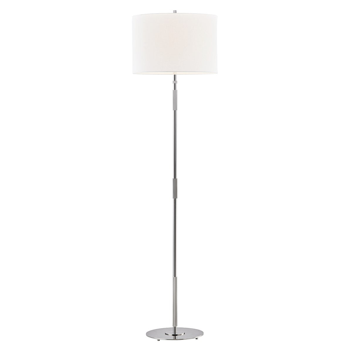 Bowery Floor Lamp-Hudson Valley-HVL-L3724-PN-Floor LampsPolished Nickel-3-France and Son