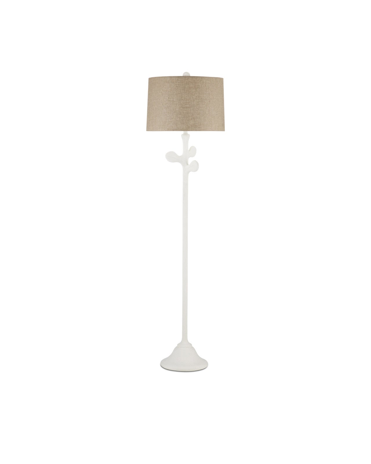 Charny White Floor Lamp