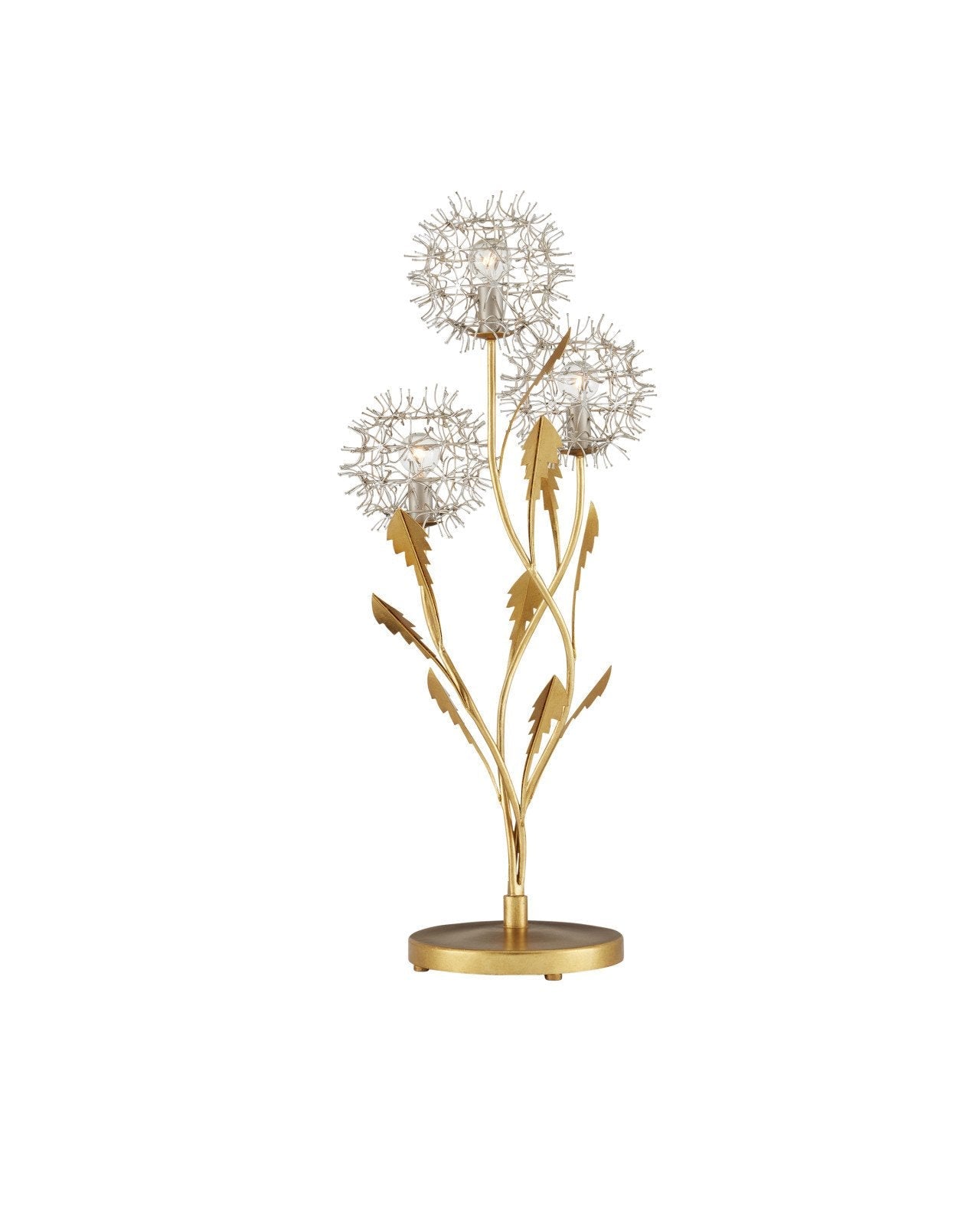 Dandelion Silver & Gold Table Lamp