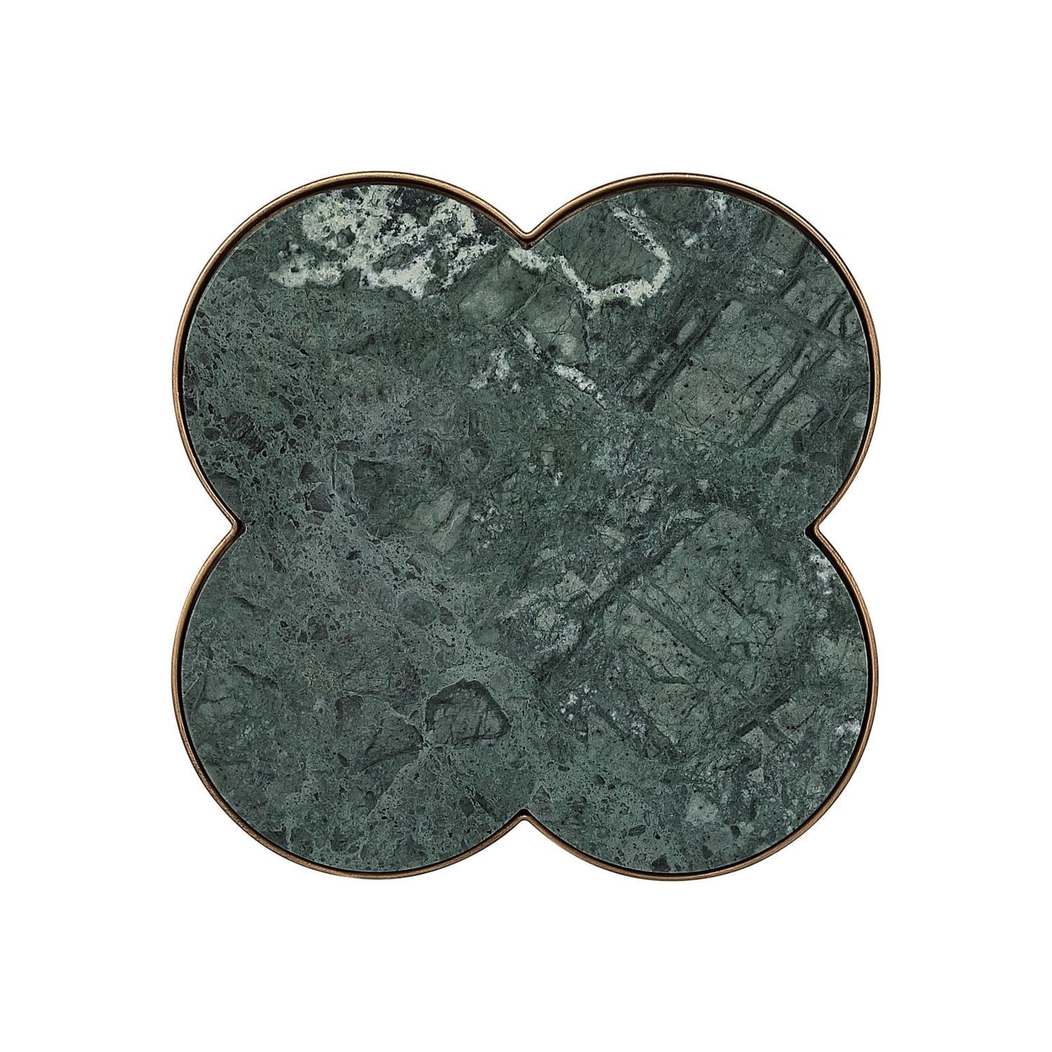 Side Tables Quatrefoil Green Accent Table