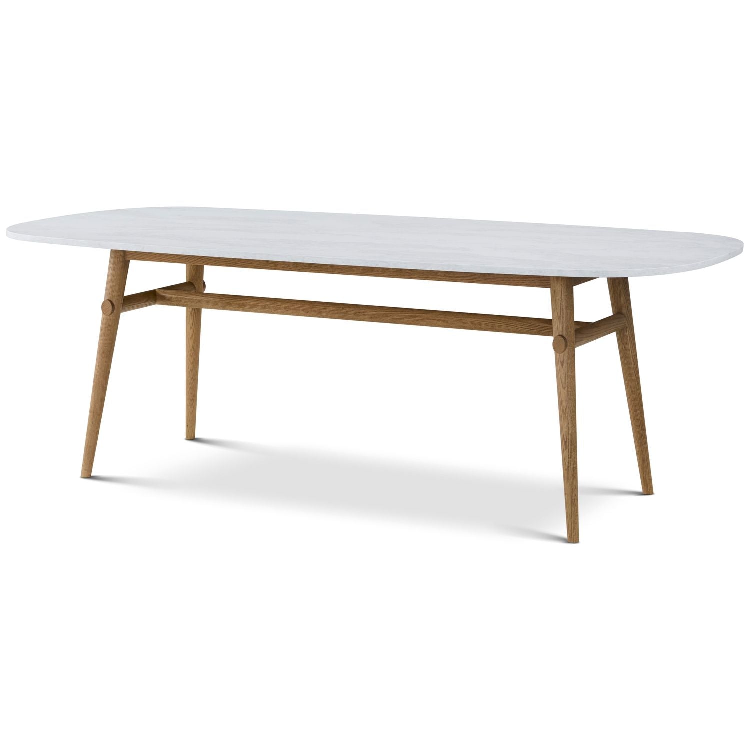 Madrid Quartz Oval Dining Table