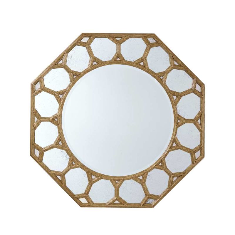 Esme Octagonal Wall Mirror-Theodore Alexander-THEO-AXH31002.C112-Mirrors-1-France and Son