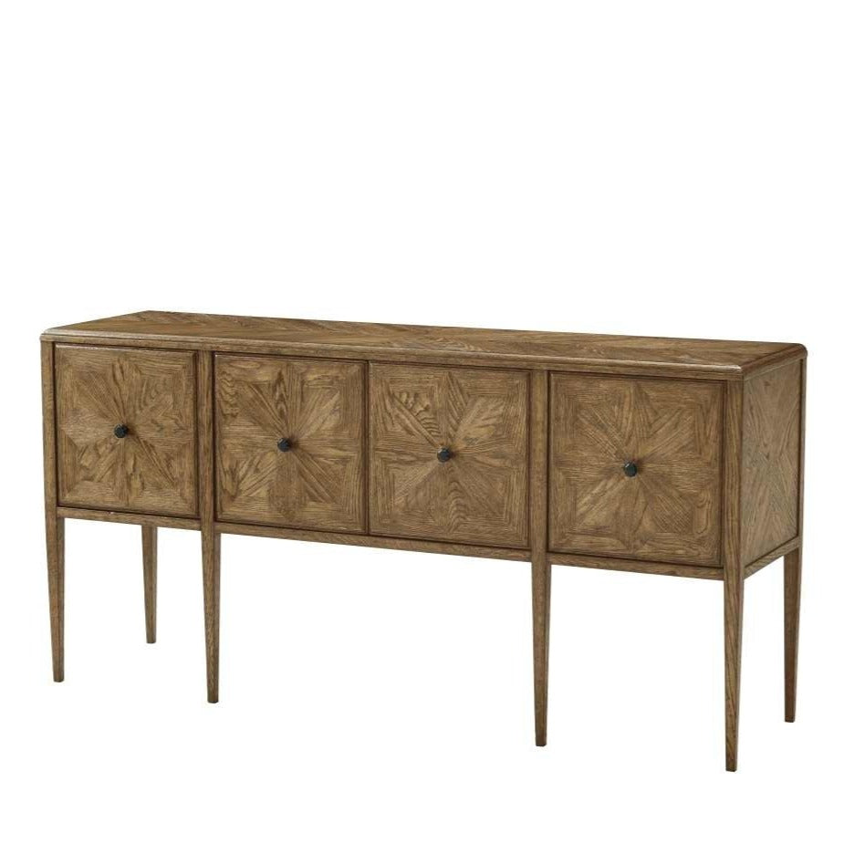 Nova Four Door Rectangular Credenza-Theodore Alexander-THEO-TAS61043.C253-Sideboards & Credenzas-1-France and Son