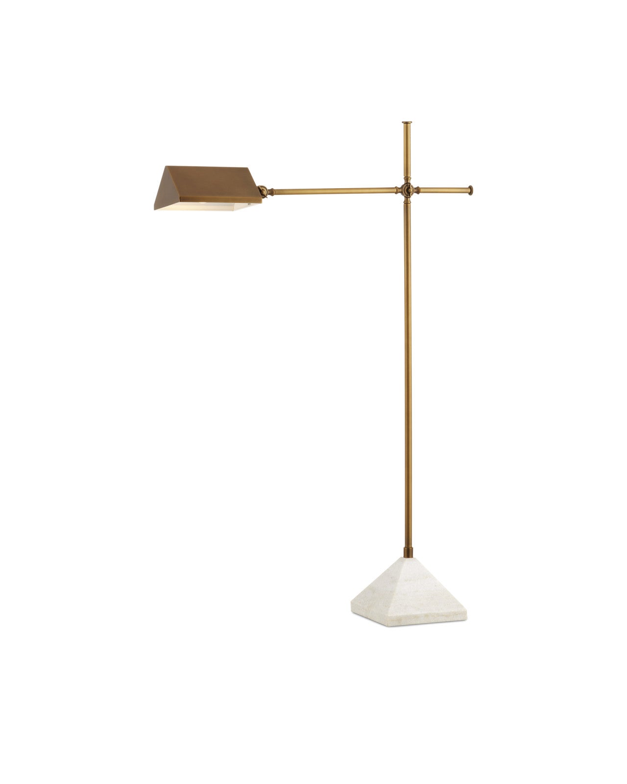 Repertoire Brass Floor Lamp