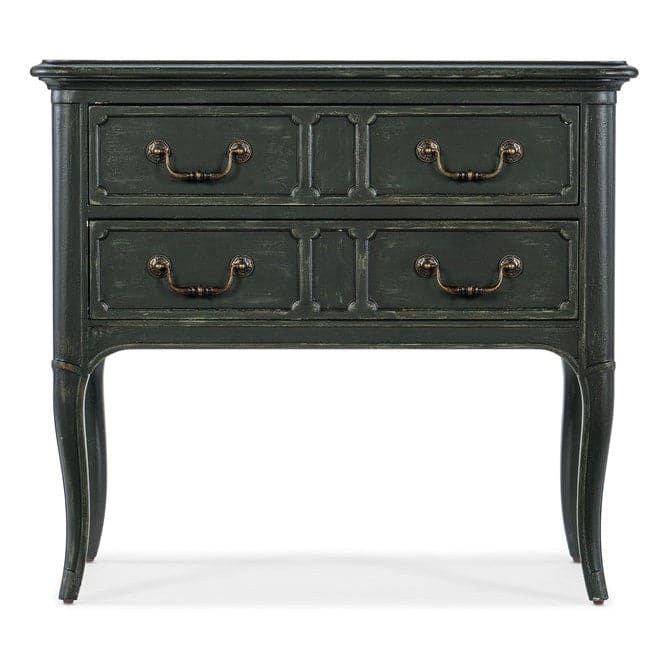 Charleston Two-Drawer Nightstand-Hooker-HOOKER-6750-90215-33-NightstandsCharleston Green-3-France and Son