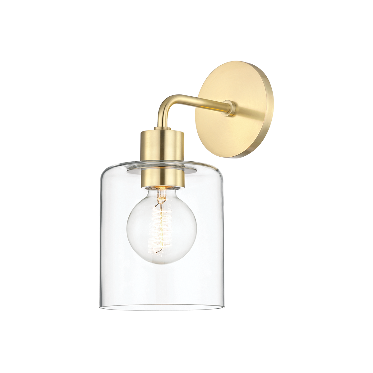 Neko 1 Light Wall Sconce-Mitzi-HVL-H108101-AGB-Wall LightingAged Brass-1-France and Son