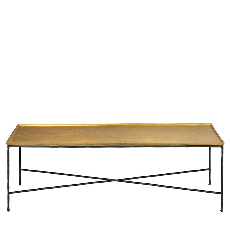 Boyles Brass Cocktail Table-Currey-CURY-4000-0152-Coffee Tables-2-France and Son