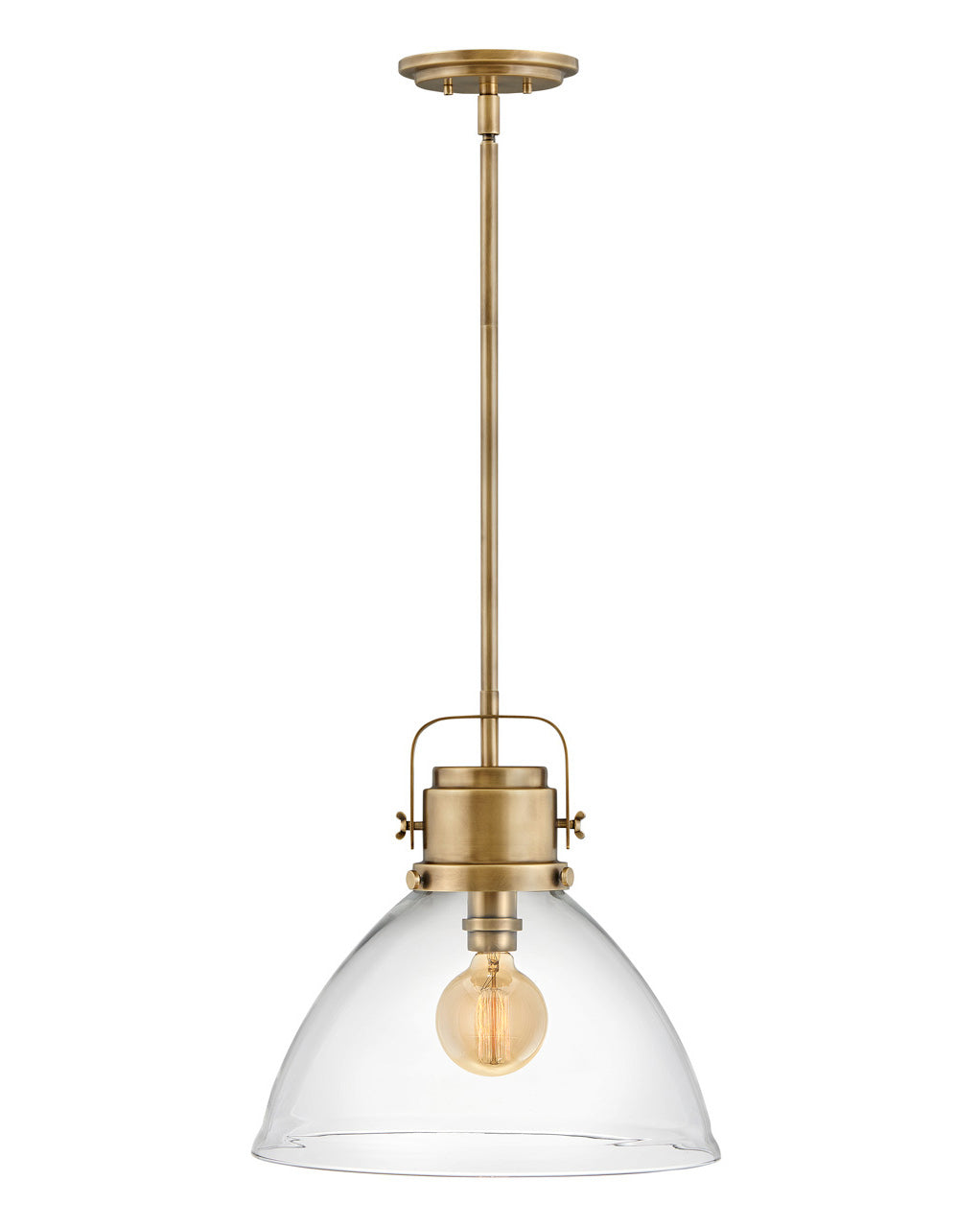 Pendant Malone - Medium Pendant-Hinkley Lighting-HINKLEY-40087HB-PendantsHeritage Brass-2-France and Son