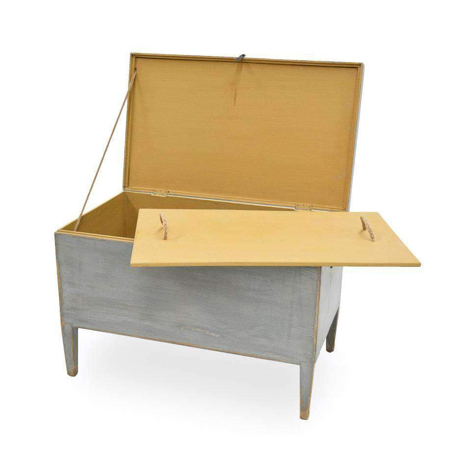 Trunk Side Table W/ Secret Storage-SARREID-SARREID-40222-Side Tables-2-France and Son